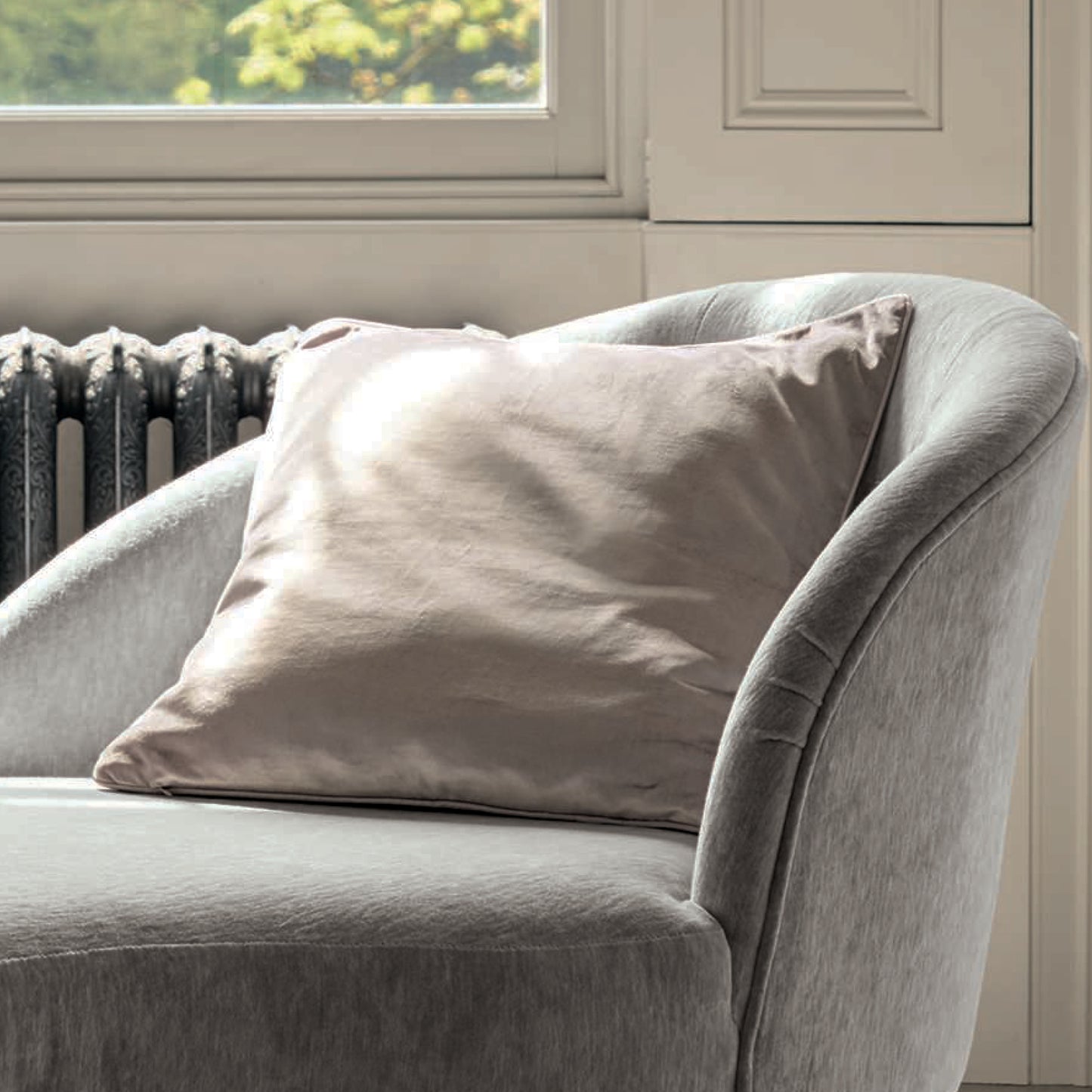 Nigella Velvet Feather Cushion