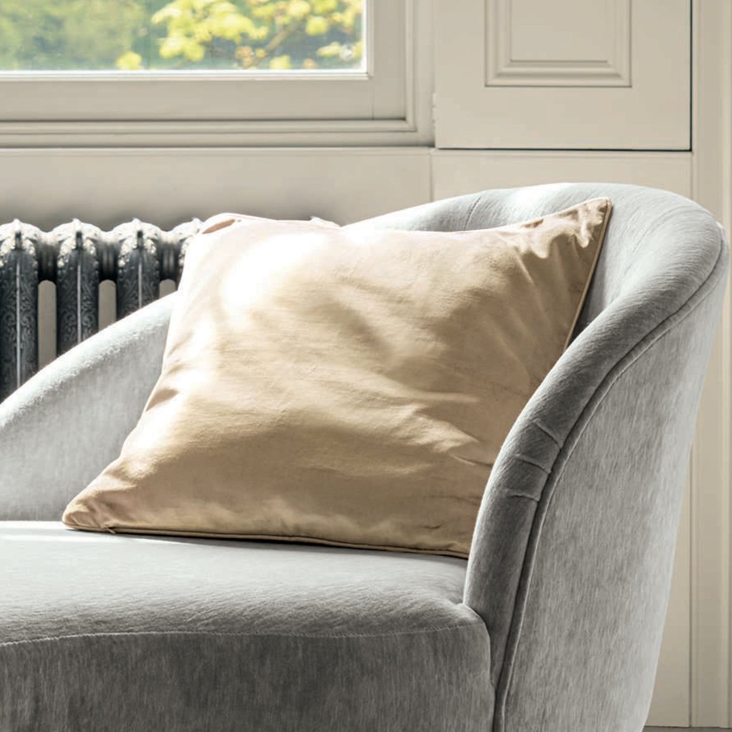 Nigella Velvet Feather Cushion