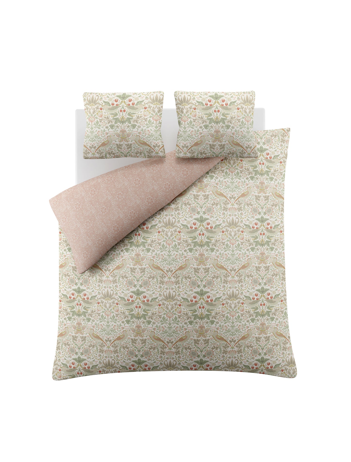 Strawberry Thief Bedding Set