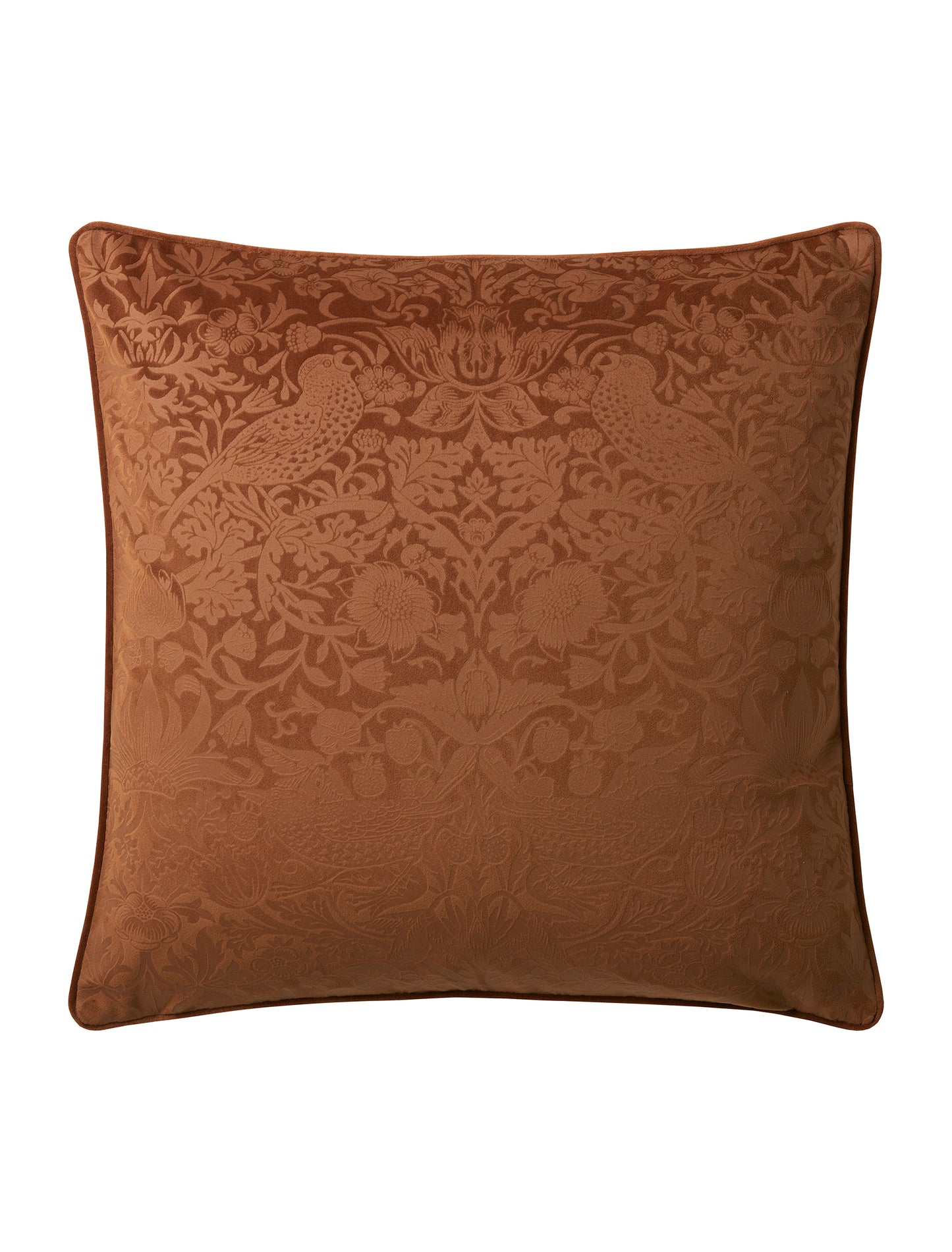 Strawberry Thief Embossed Cushion