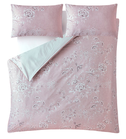 Rowsham Garden Dark Blush Bedding Set