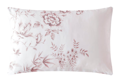 Rowsham Garden Dark Blush Bedding Set