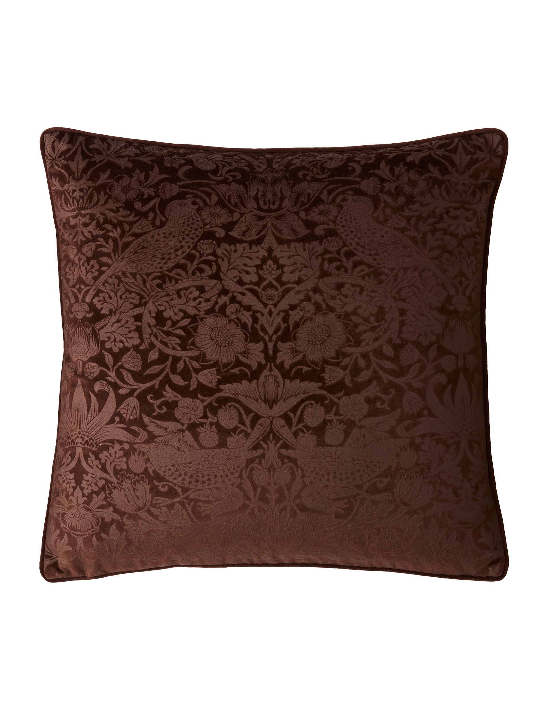 Strawberry Thief Embossed Cushion