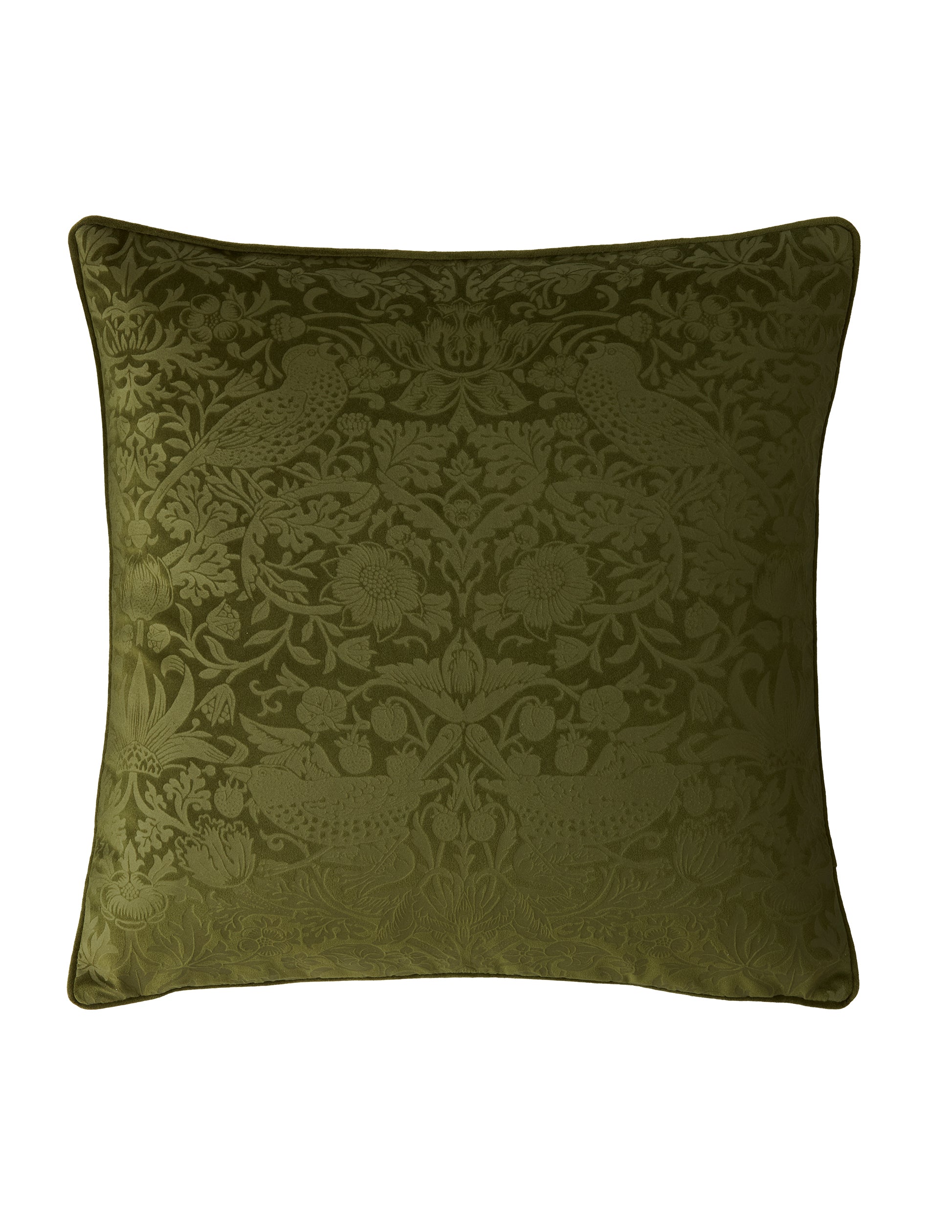 Strawberry Thief Embossed Cushion