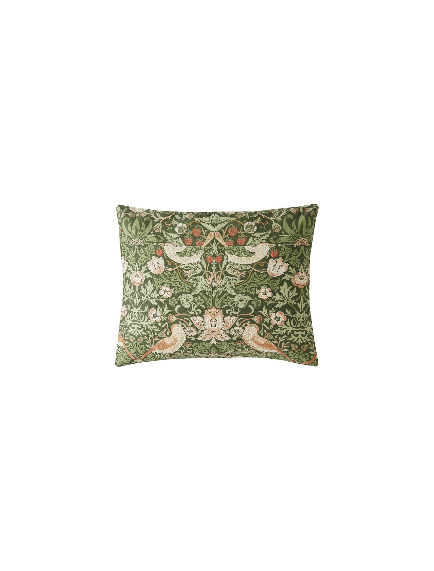 Strawberry Thief Bedding Set Nettle Green