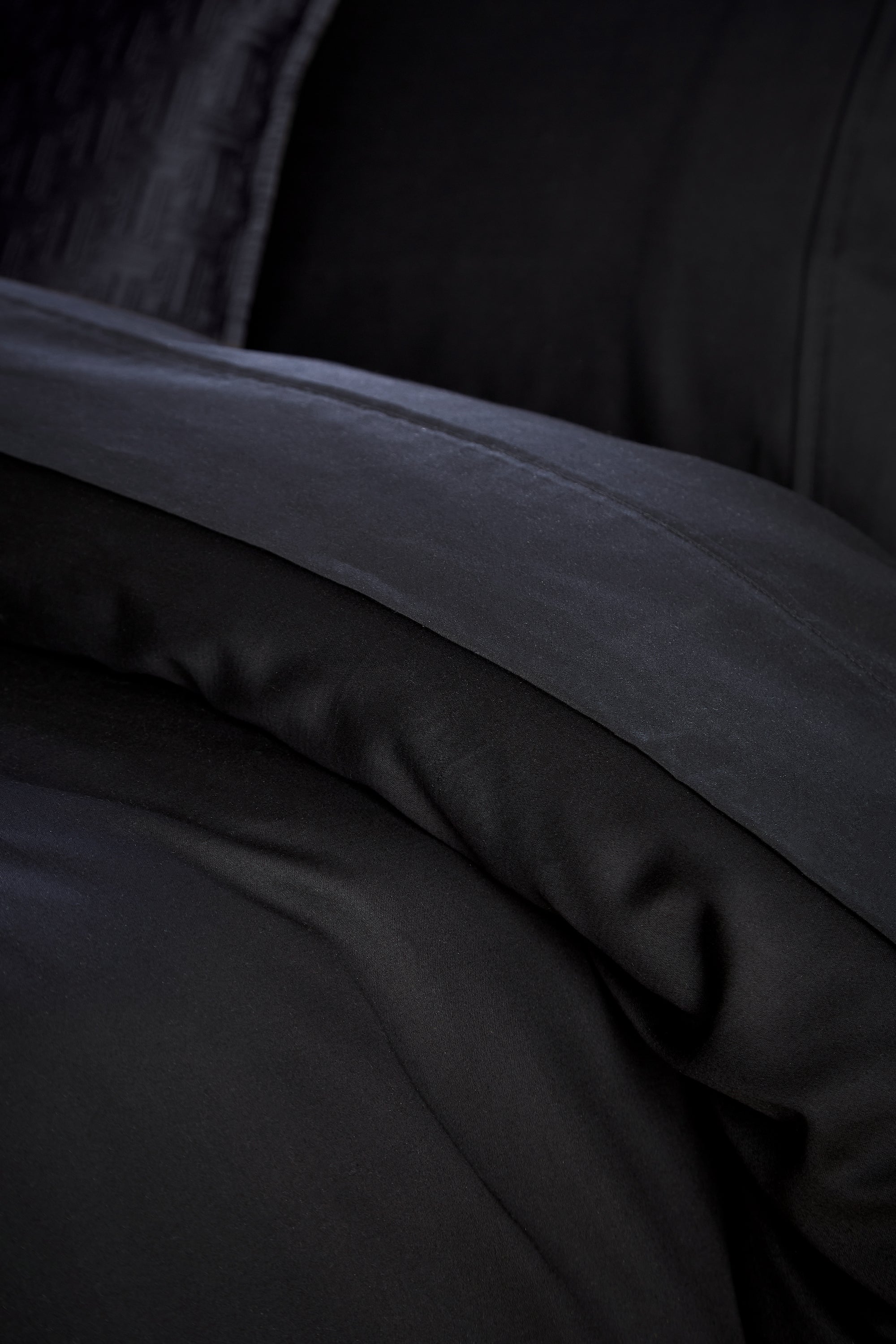 Plain Dye Black Duvet Cover