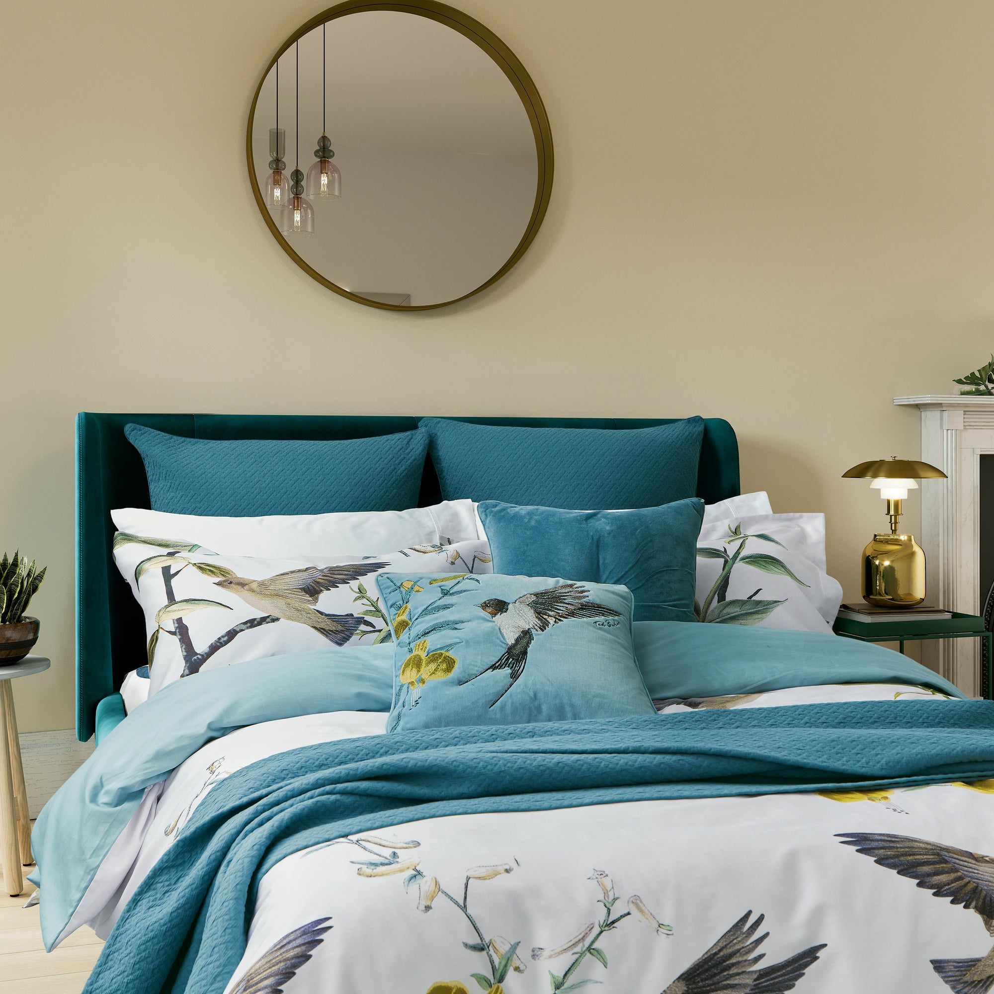 Botanical Birds Bedding Set