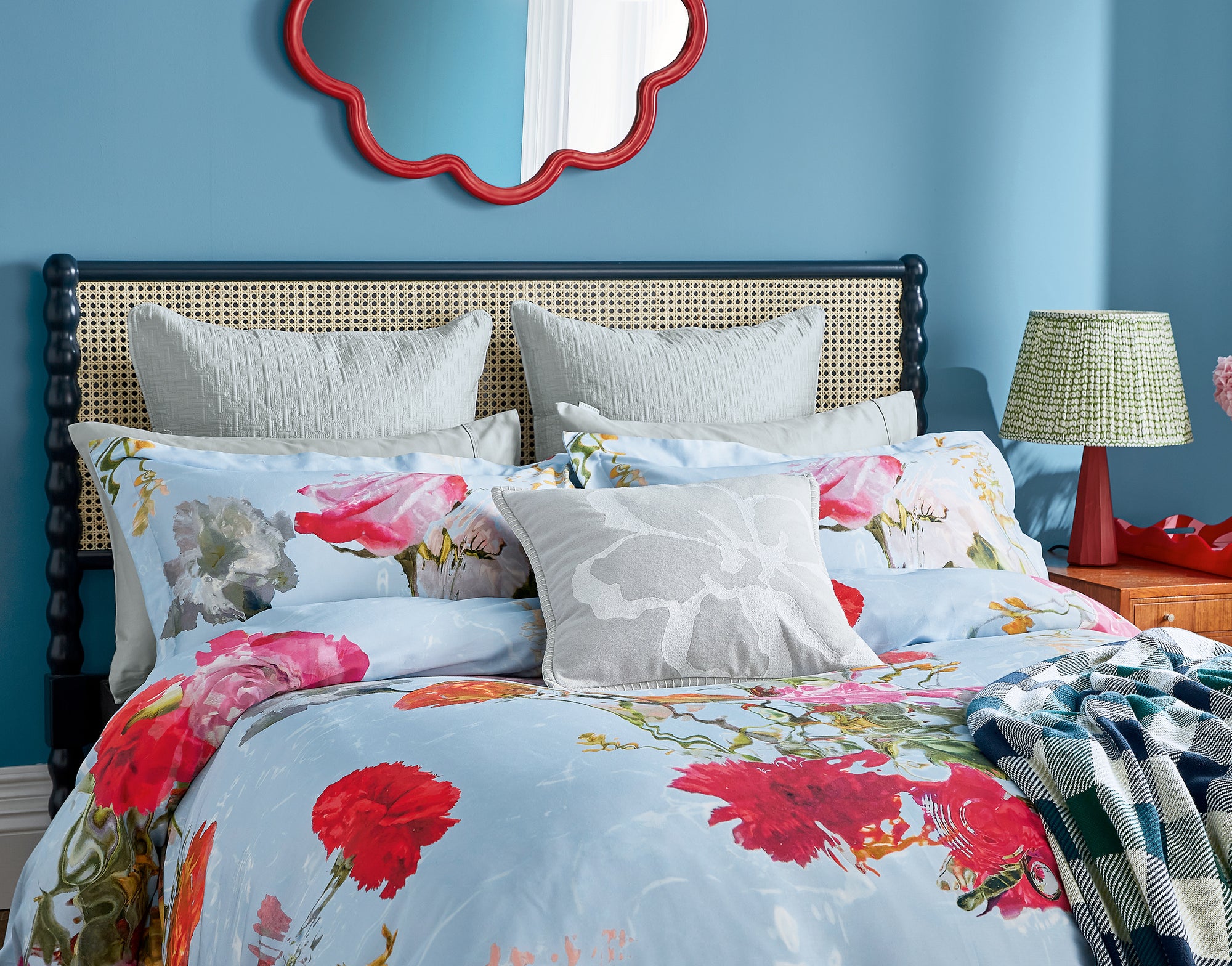 Floating Floral Duvet Cover