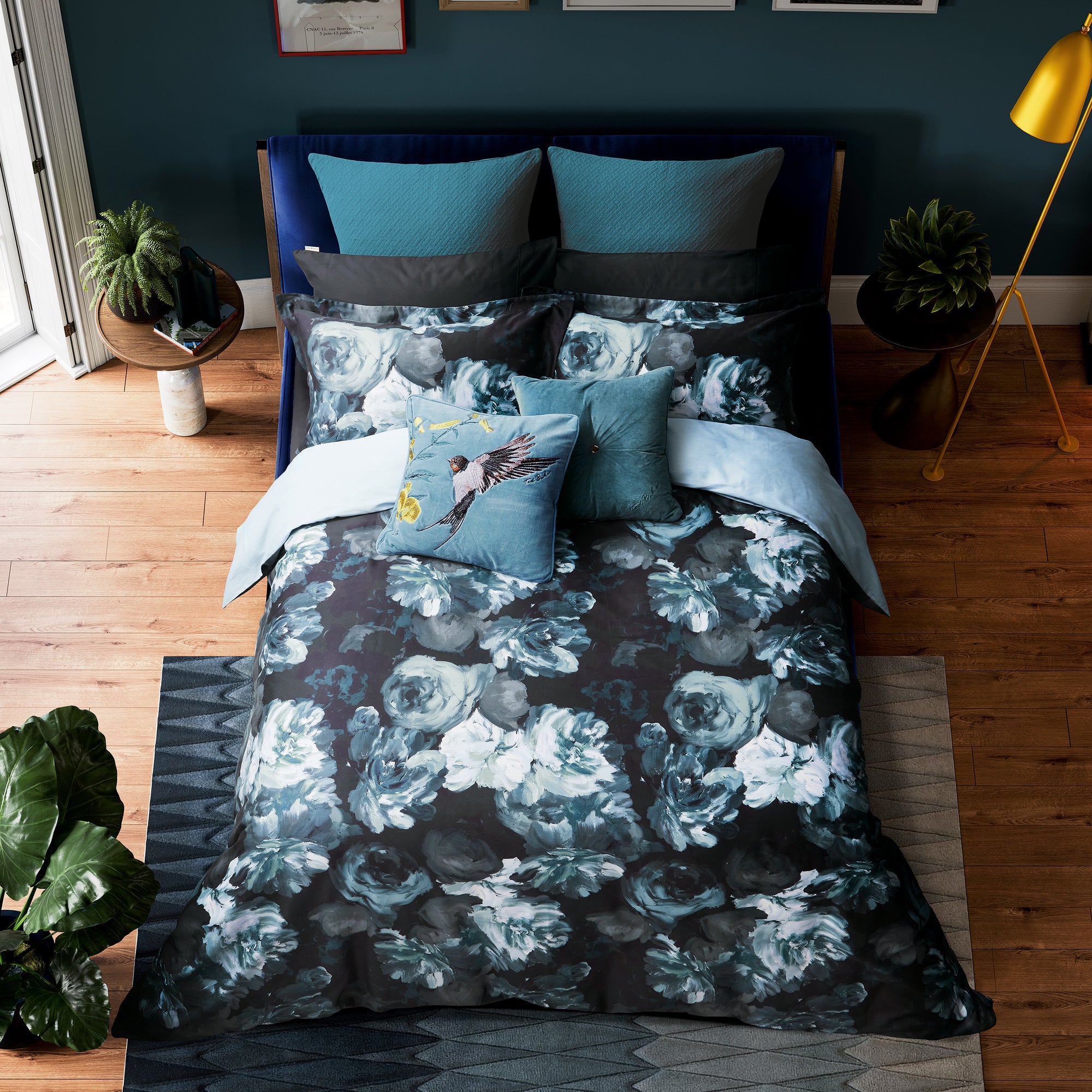 Painted Blooms Bedding Set