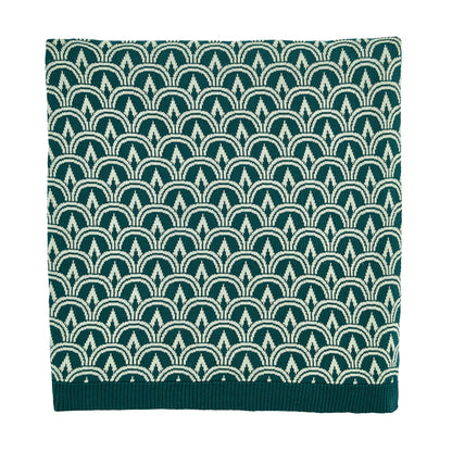 Wave Geo Sage & Basil Throw